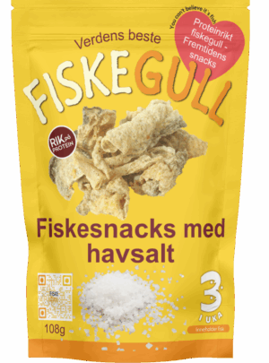 Fish snacks with sea salt 108gr.