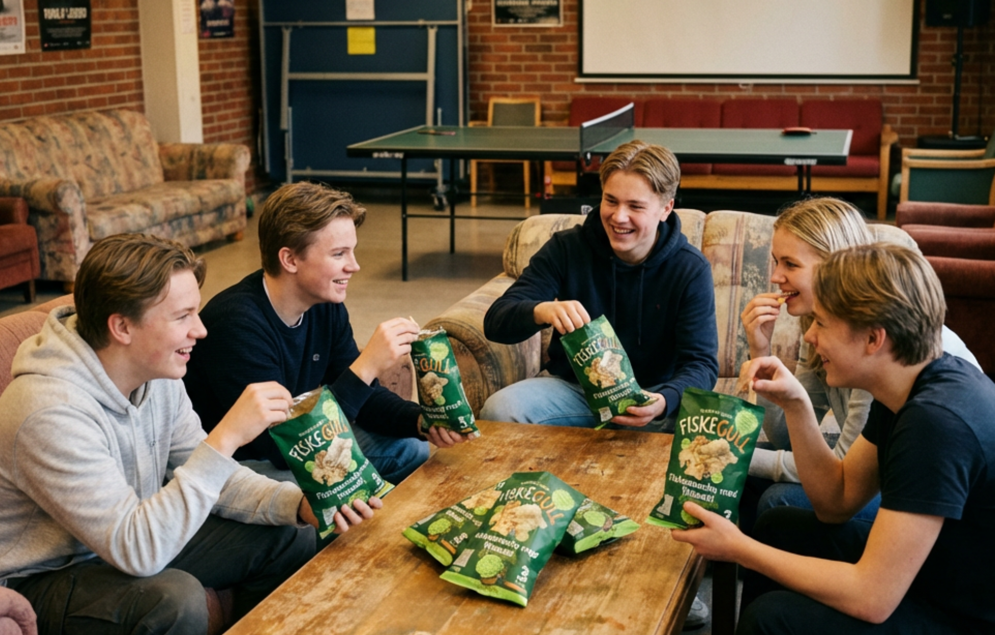 Fish snacks with Wasabi